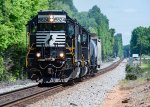 NS 5824 leads P07 back to Greensboro 